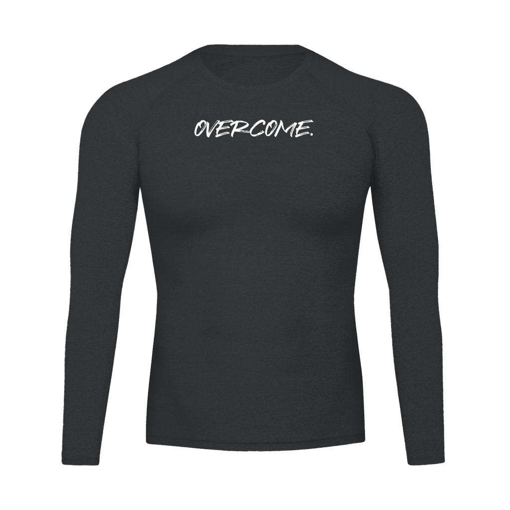 "Overcome." Performance Compression Long Sleeve