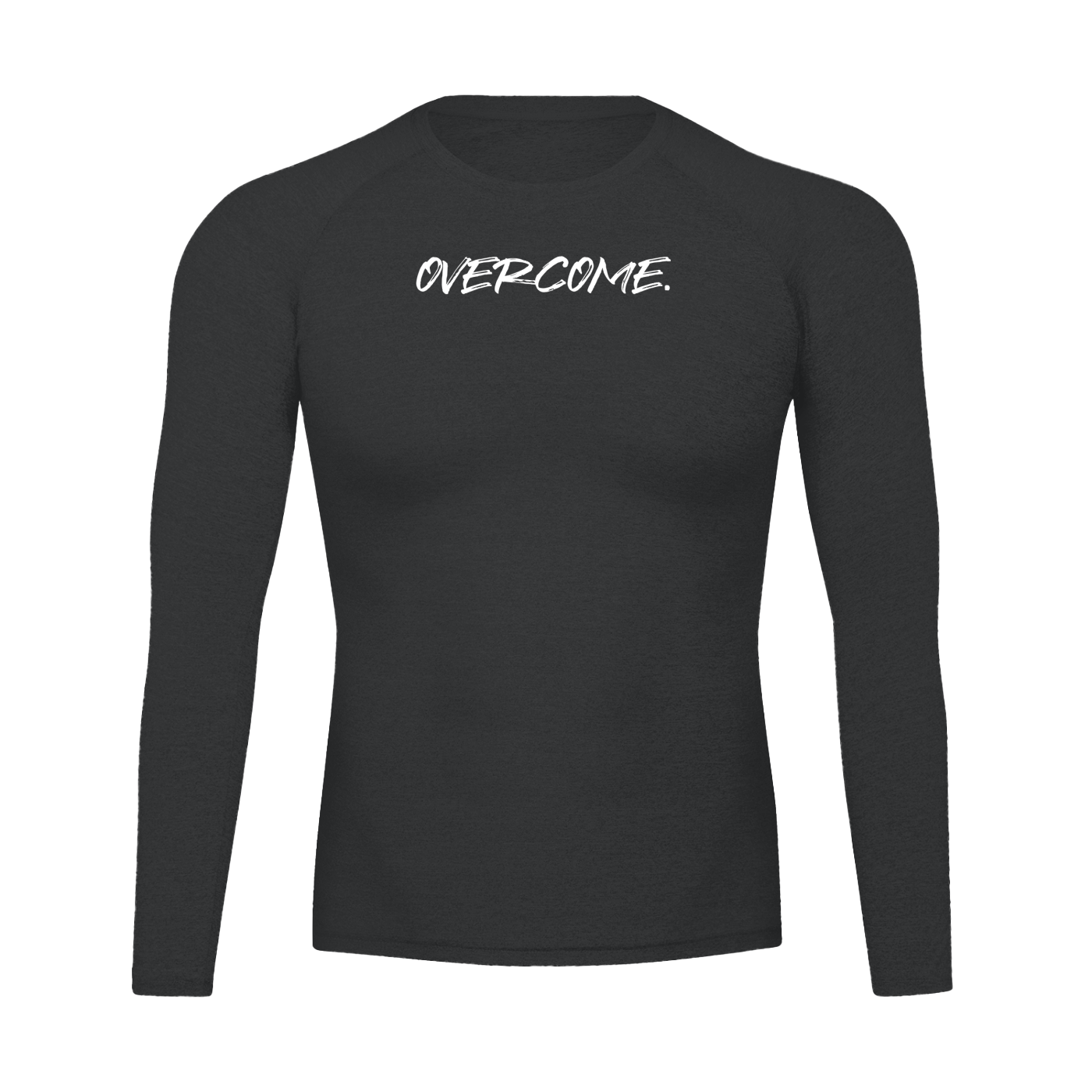 "Overcome." Performance Compression Long Sleeve