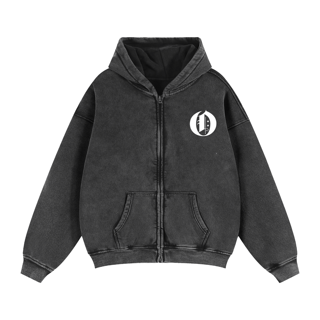 "Overcome." Zip-Up Hoodie