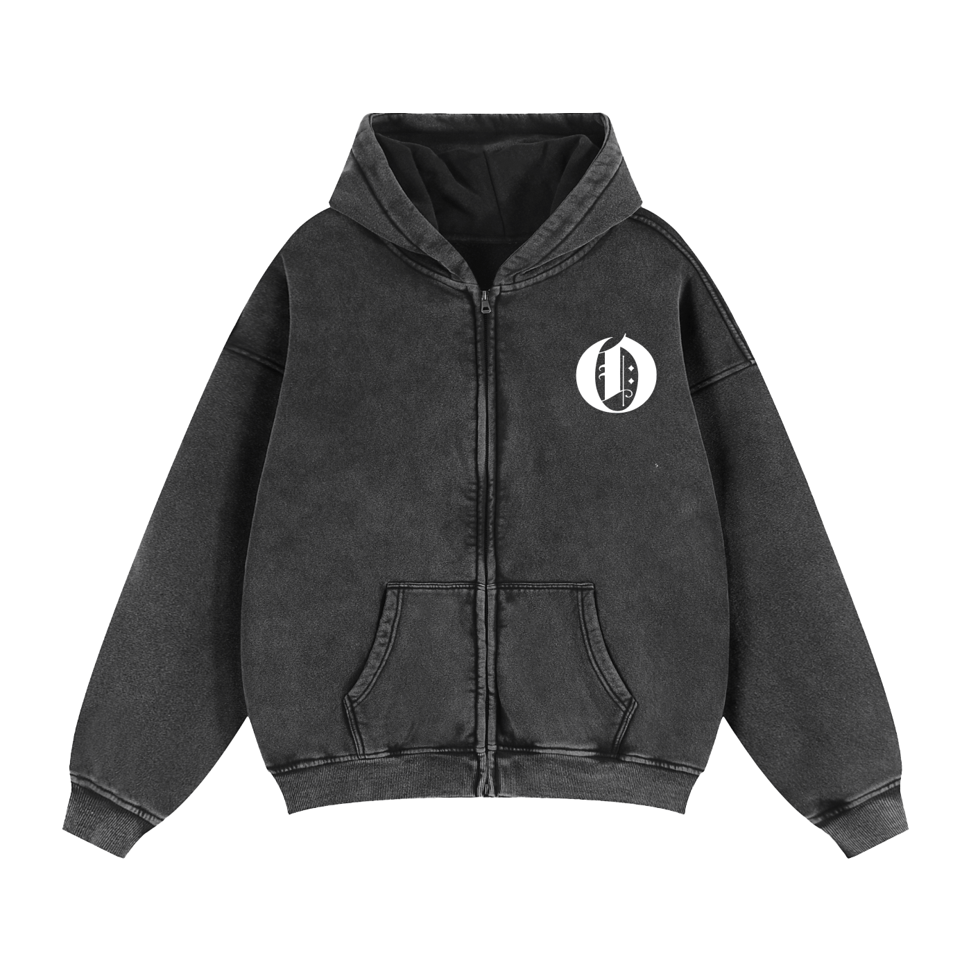 "Overcome." Zip-Up Hoodie