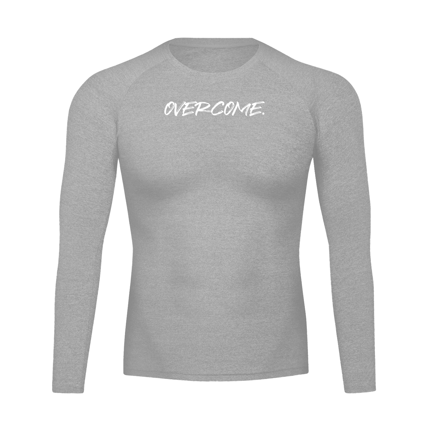 "Overcome." Performance Compression Long Sleeve