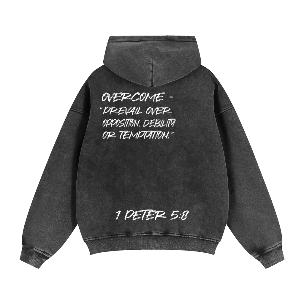 "Overcome." Zip-Up Hoodie