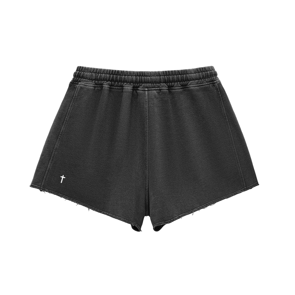 "Overcome." Women's Essential Cotton Shorts