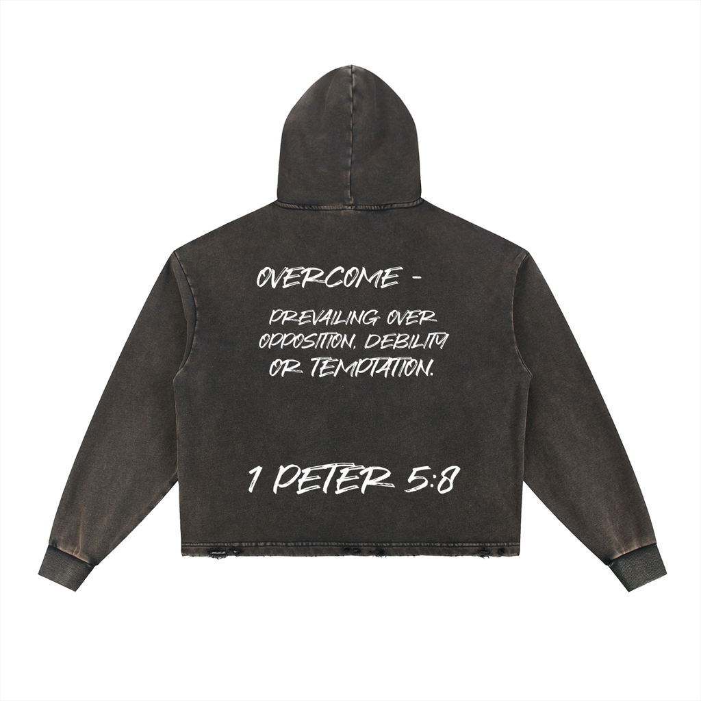 "Overcome." Vintage Hoodie