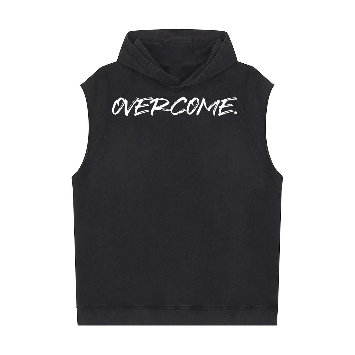 "Overcome." Sleeveless Hoodie