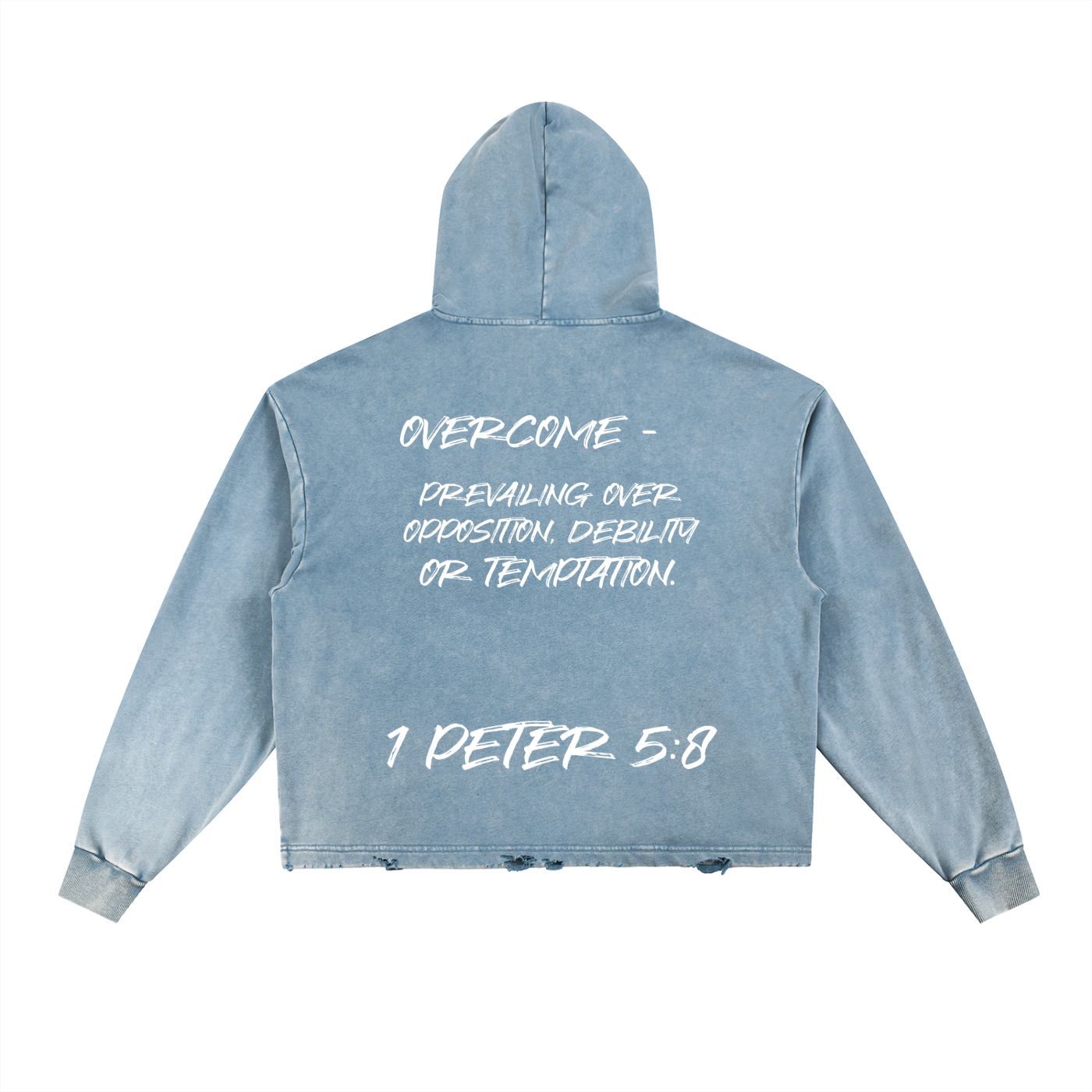 "Overcome." Vintage Hoodie
